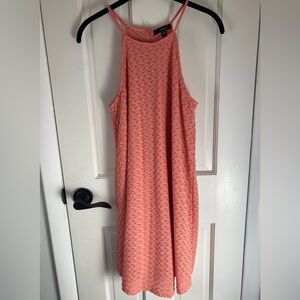 Very J Sleeveless Coral Dress
